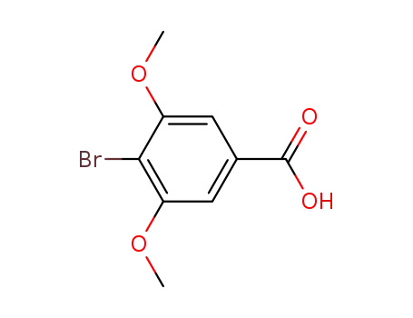 Molecular Structure of 56518-42-4 (4-Bromo-3,5-dimethoxybenzoic acid)