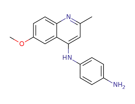 N-(4-aminophenyl)-6-methoxy-2-methylquinolin-4-amine