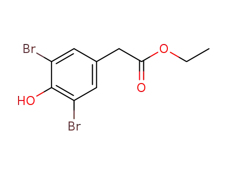 3,5-dibromo-4-hydroxyphenylacetic acid ethyl ester