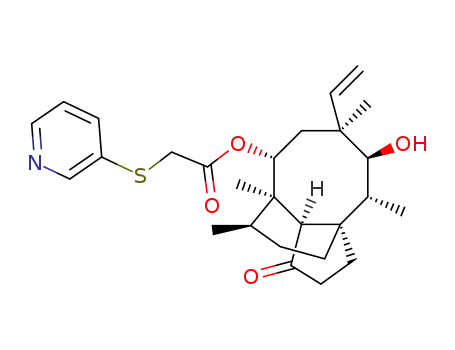 14-O-(((pyridin-3-yl)sulfanyl)acetyl)mutilin