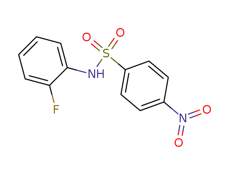 N-(2-fluorophenyl)-4-nitrobenzenesulfonamide