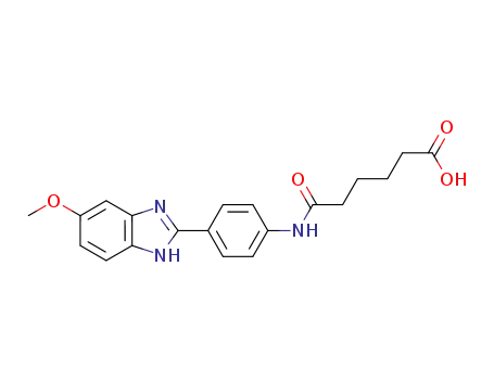 6-((4-(5-methoxy-1H-benzo[d]imidazol-2-yl)phenyl)amino)-6-oxohexanoic acid