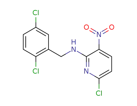 6-chloro-N-[(2,5-dichlorophenyl)methyl]-3-nitropyridin-2-amine