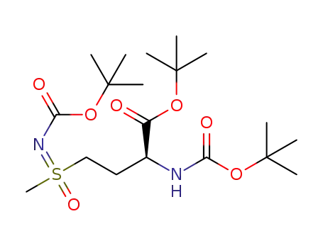 tert-butyl (2S)-2-[(tert-butoxycarbonyl)amino]-4-[N-(tert-butoxycarbonyl)-S-methylsulfonimidoyl]-butanoate