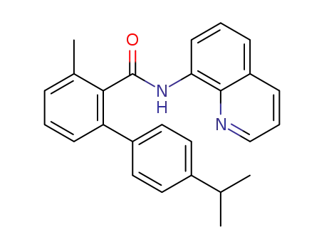 4′-isopropyl-3-methyl-N-(quinolin-8-yl)-[1,1′-biphenyl]-2-carboxamide