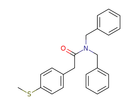 N,N-dibenzyl-2-(4-(methylthio)phenyl)acetamide