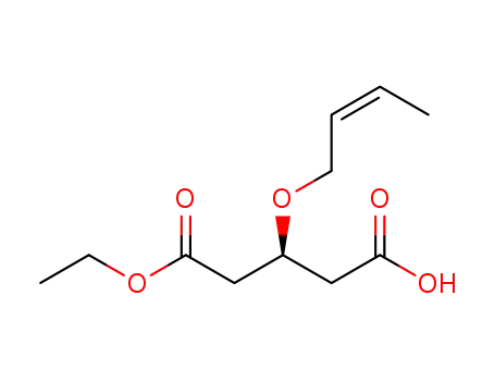 ethyl (S,Z)-3-(but-2-en-1-yloxy)glutarate