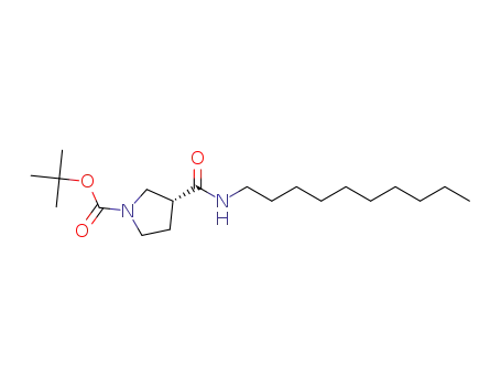 tert-butyl (R)-3-(decylcarbamoyl)pyrrolidine-1-carboxylate