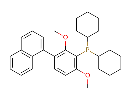 dicyclohexyl(2,6-dimethoxy-3-(naphthalen-1-yl)phenyl)phosphane