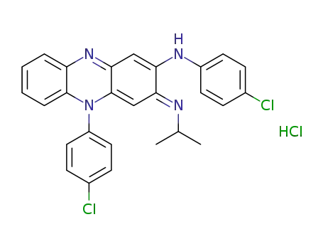 3-(p-chloroanilino)-10-(p-chlorophenyl)-2,10-dihydro-2-(isopropylimino)phenazine hydrochloride