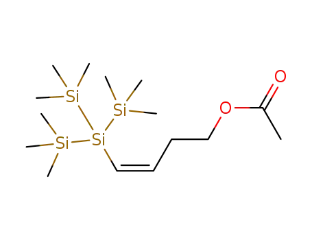 (Z)-4-(1,1,1,3,3,3-hexamethyl-2-(trimethylsilyl)trisilan-2-yl)but-3-en-1-yl acetate