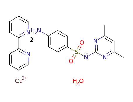 Cu(smz)2(2,2'-bipyridine)*H2O