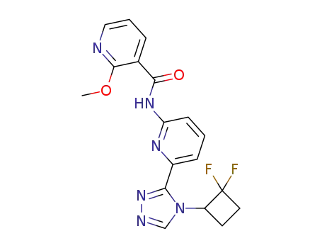 rac-N-(6-(4-(2,2-difluorocyclobutyl)-4H-1,2,4-triazol-3-yl)pyridin-2-yl)-2-methoxynicotinamide