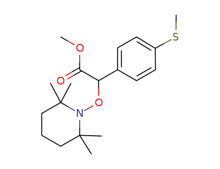 methyl 2-(4-(methylthio)phenyl)-2-((2,2,6,6-tetramethylpiperidin-1-yl)oxy)acetate