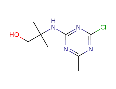 2-(4-chloro-6-methyl-1,3,5-triazin-2-ylamino)-2-methylpropan-1-ol