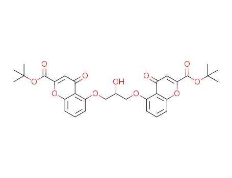 5,5’-[(2-hydroxy-1,3-propanediyl)bis(oxy)]bis[4-oxo-4H-1-benzopyran-2-carboxylic acid di-tert-butyl ester]