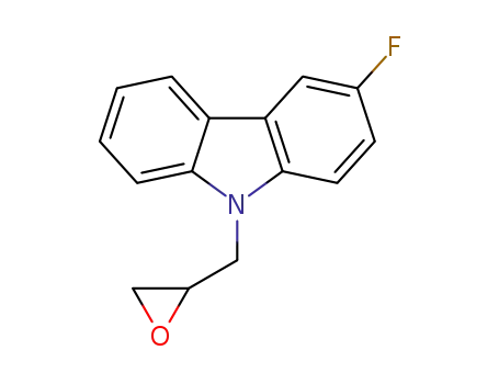 3-fluoro-9-(oxiran-2-ylmethyl)-9H-carbazole