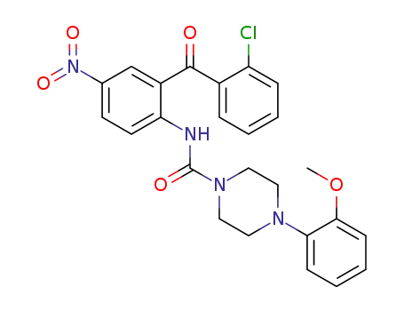N-(2-(2-chlorobenzoyl)-4-nitrophenyl)-4-(2-methoxyphenyl)piperazine-1-carboxamide
