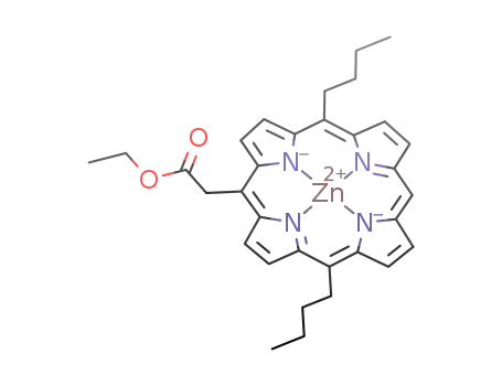 [5,15-di-n-butyl-10-ethoxycarbonylmethylporphyrinato]zinc(II)