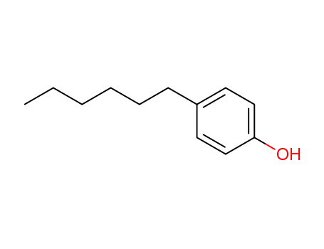 Molecular Structure of 2446-69-7 (4-N-HEXYLPHENOL)