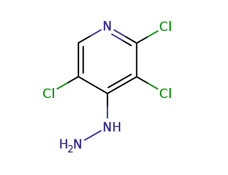 2,3,5-trichloro-4-hydrazino-pyridine