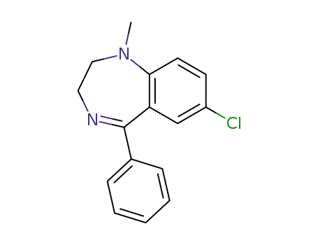 Molecular Structure of 2898-12-6 (MEDAZEPAM)