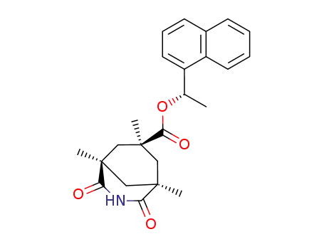 (1S,5R,7S)-1,5,7-Trimethyl-2,4-dioxo-3-aza-bicyclo[3.3.1]nonane-7-carboxylic acid (S)-1-naphthalen-1-yl-ethyl ester
