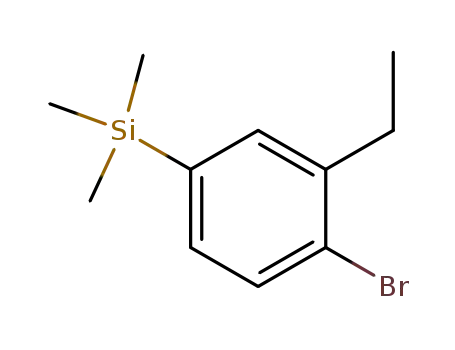 (4-Bromo-3-ethyl-phenyl)-trimethyl-silane