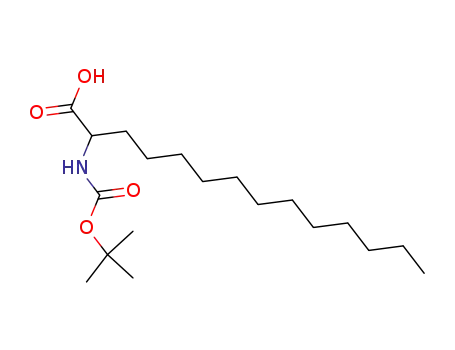Molecular Structure of 129850-62-0 ((R,S)-BOC-2-AMINO-TETRADECANOIC ACID)