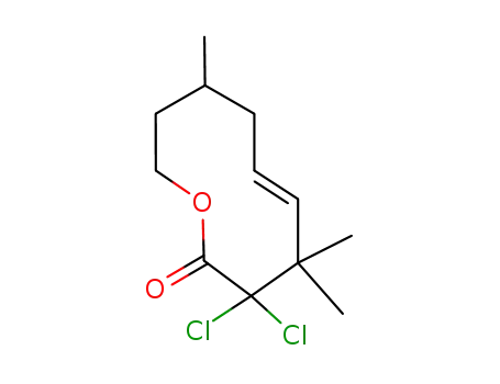 2,2-Dichloro-3,3,7-trimethyl-(E)-4-nonen-9-olide