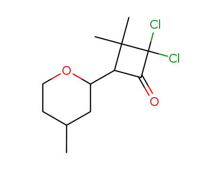 2,2-Dichloro-3,3-dimethyl-4-(4-methyl-tetrahydro-pyran-2-yl)-cyclobutanone
