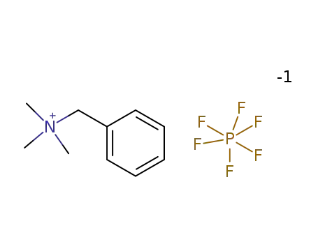 Molecular Structure of 6427-70-9 (BENZYLTRIMETHYLAMMONIUM HEXAFLUOROPHOSPHATE)