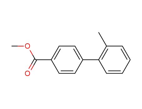 Molecular Structure of 89900-99-2 (2'-Methyl-[1,1'-Biphenyl]-4-Carboxylic Acid Methyl Ester)