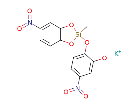 Potassium; 2-(2-methyl-5-nitro-benzo[1,3,2]dioxasilol-2-yloxy)-5-nitro-phenolate