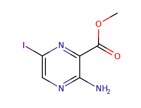 3-AMINO-6-IODOPYRAZINE-2-CARBOXYLIC ACID METHYL ESTER