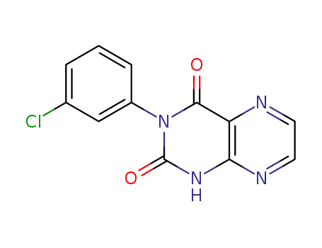 3-(m-chloro)phenyl-2,4(1H,3H)-pteridinedione