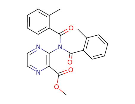 3-[Bis-(2-methyl-benzoyl)-amino]-pyrazine-2-carboxylic acid methyl ester