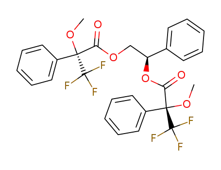 (R)-3,3,3-Trifluoro-2-methoxy-2-phenyl-propionic acid (R)-1-phenyl-2-((R)-3,3,3-trifluoro-2-methoxy-2-phenyl-propionyloxy)-ethyl ester