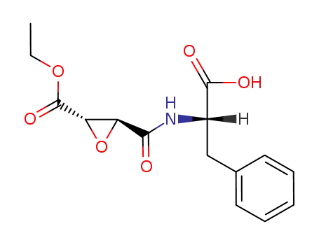 N-((2S,3S)-3-trans-ethoxycarbonyloxiran-2-carbonyl)-L-phenylalanine