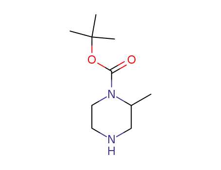Molecular Structure of 120737-78-2 (1-Boc-2-Methylpiperazine)