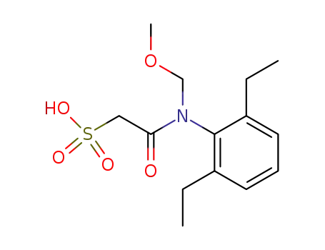 2-[(2,6-diethylphenyl)(methoxymethyl)amino]-2-oxoethanesulfonic acid