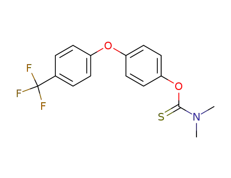 Dimethyl-thiocarbamic acid O-[4-(4-trifluoromethyl-phenoxy)-phenyl] ester
