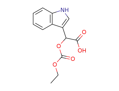ethoxycarbonyloxy-(1H-indol-3-yl)-acetic acid