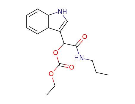 carbonic acid ethyl ester (1H-indol-3-yl)-propylcarbamoyl-methyl ester