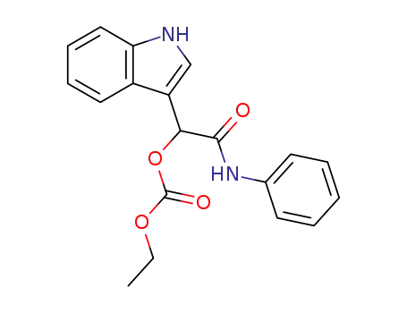 carbonic acid ethyl ester (1H-indol-3-yl)-phenylcarbamoyl-methyl ester