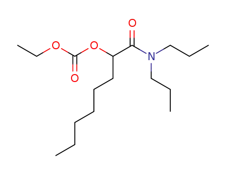 carbonic acid 1-dipropylcarbamoyl-heptyl ester ethyl ester