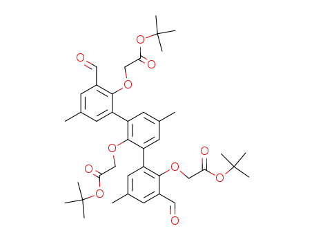 1-[(tert-butoxycarbonyl)methoxy]-2,6-bis{2'-[(tert-butoxycarbonyl)methoxy]-3'-formyl-5'-methylphenyl}-4-methylbenzene