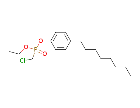 chloromethyl-phosphonic acid ethyl ester 4-octyl-phenyl ester