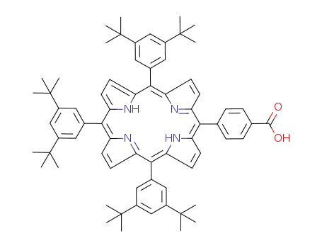 5-(4'-carboxyphenyl)-10,15,20-tris[3,5-di(tert-butyl)phenyl]porphyrin