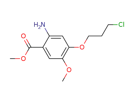 2-Amino-4-(3-chloro-propoxy)-5-methoxy-benzoic acid methyl ester